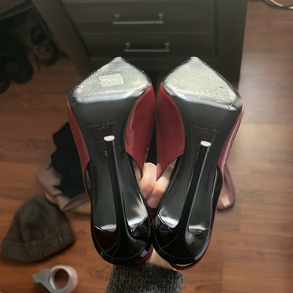 Saint Laurent red Anja heels - Picture 7 of 9